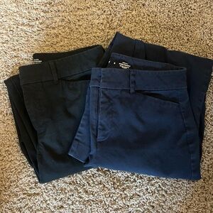 Old Navy women’s Black and Navy Black pixie pants